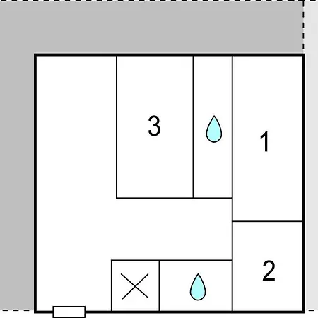 아파트 3 Bedroom Cozy In *